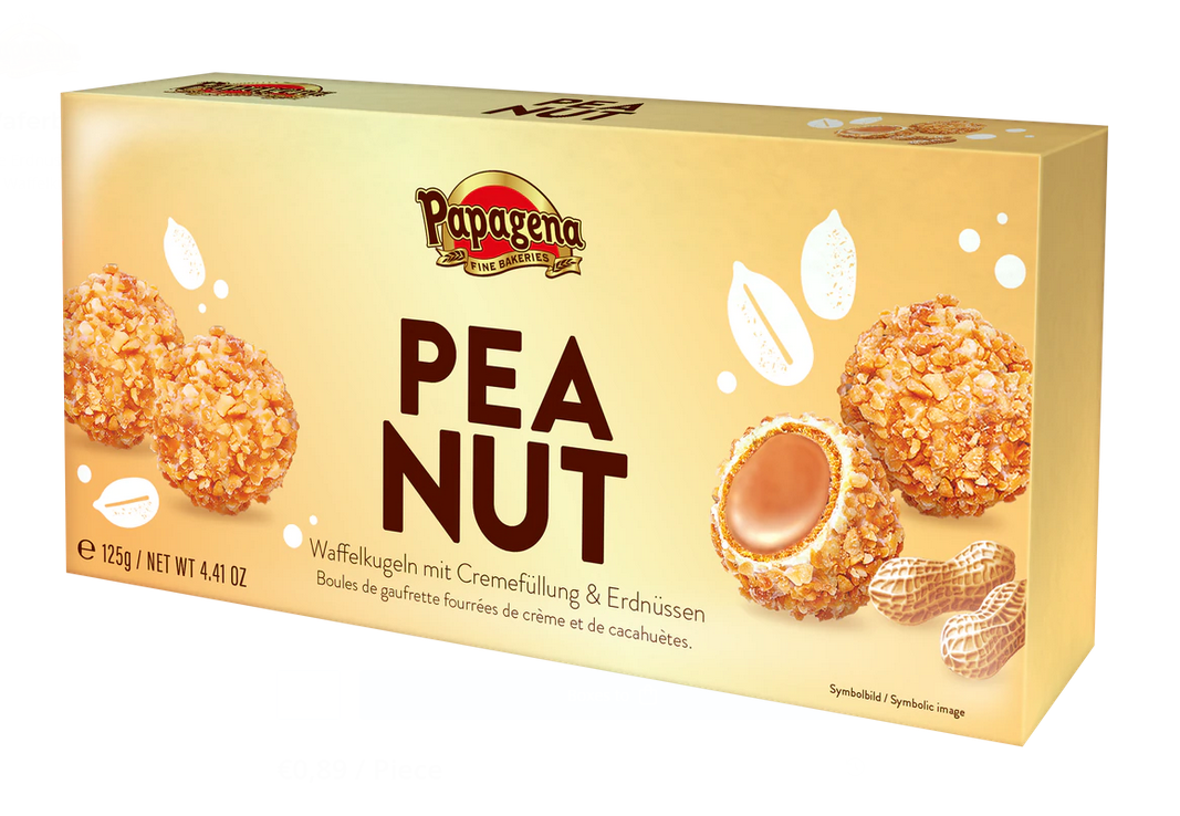 PAPAGENA WAFFER BALLS PEANTUS 125G